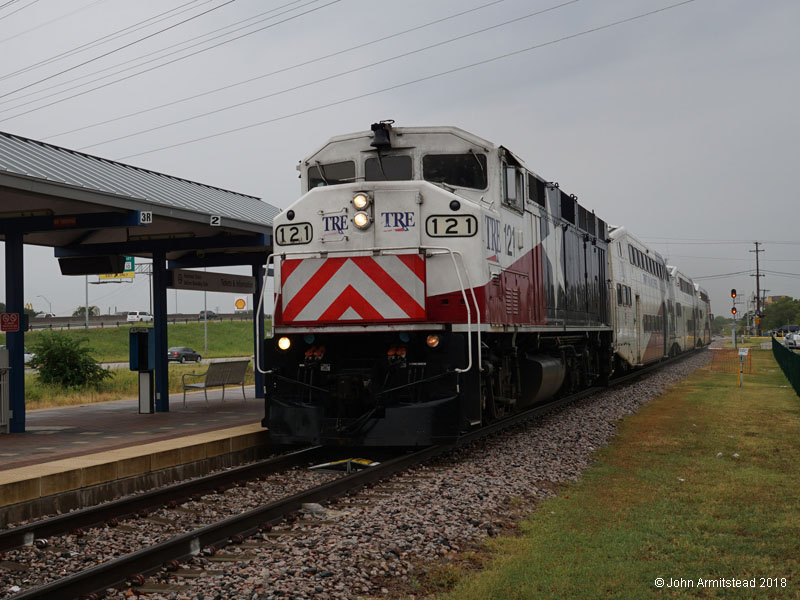 TRE train at Richland Hills